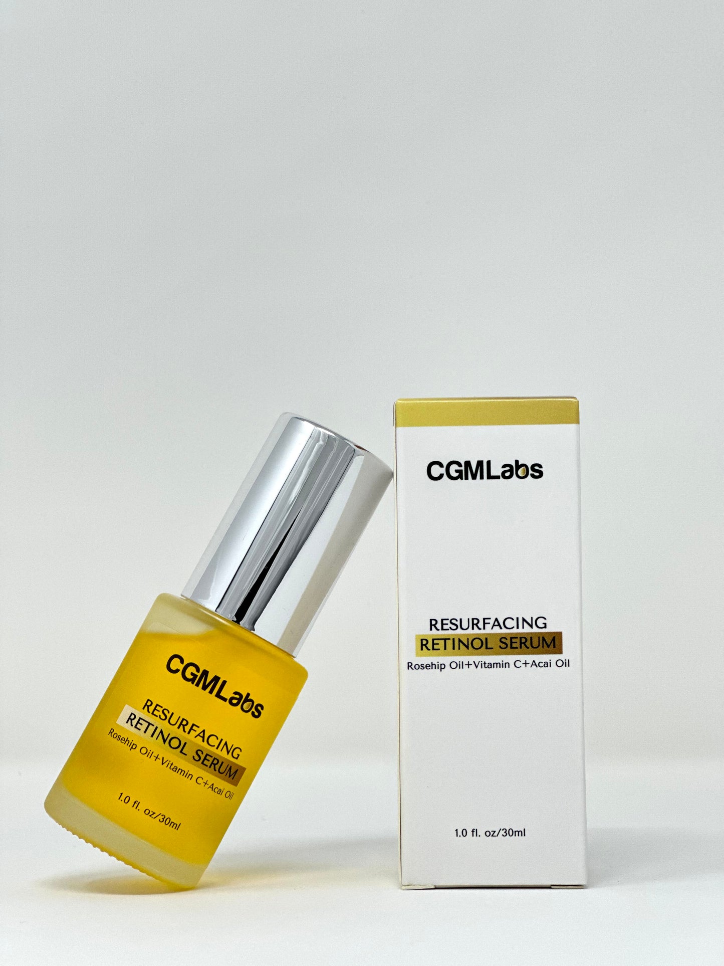 Resurfacing Retinol Serum - Rosehip Oil + Vitamin C + Acai Oil