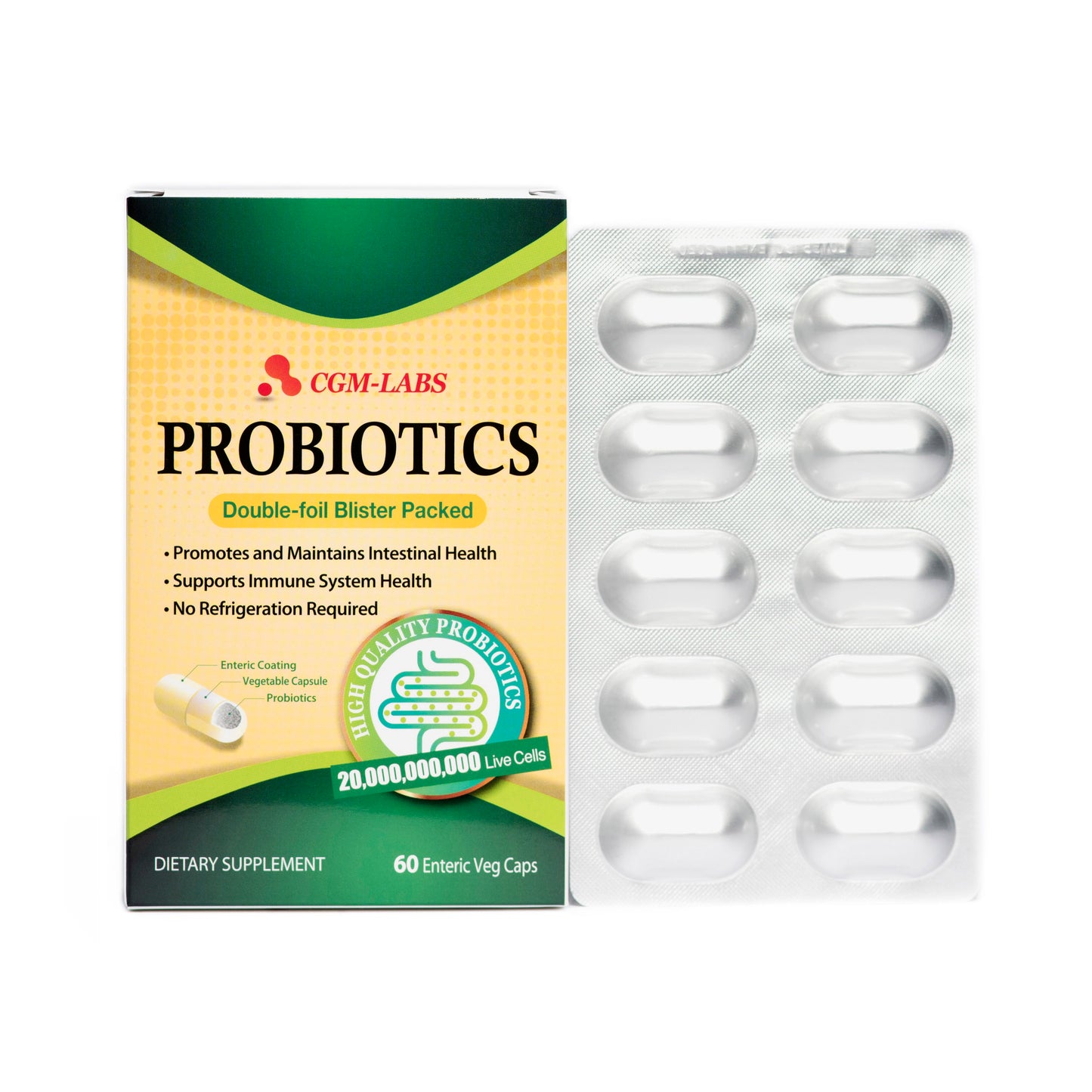 CGM Labs - Probiotics - 60 Capsules