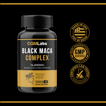 CGM Labs - Black Maca Complex - 60 Capsules