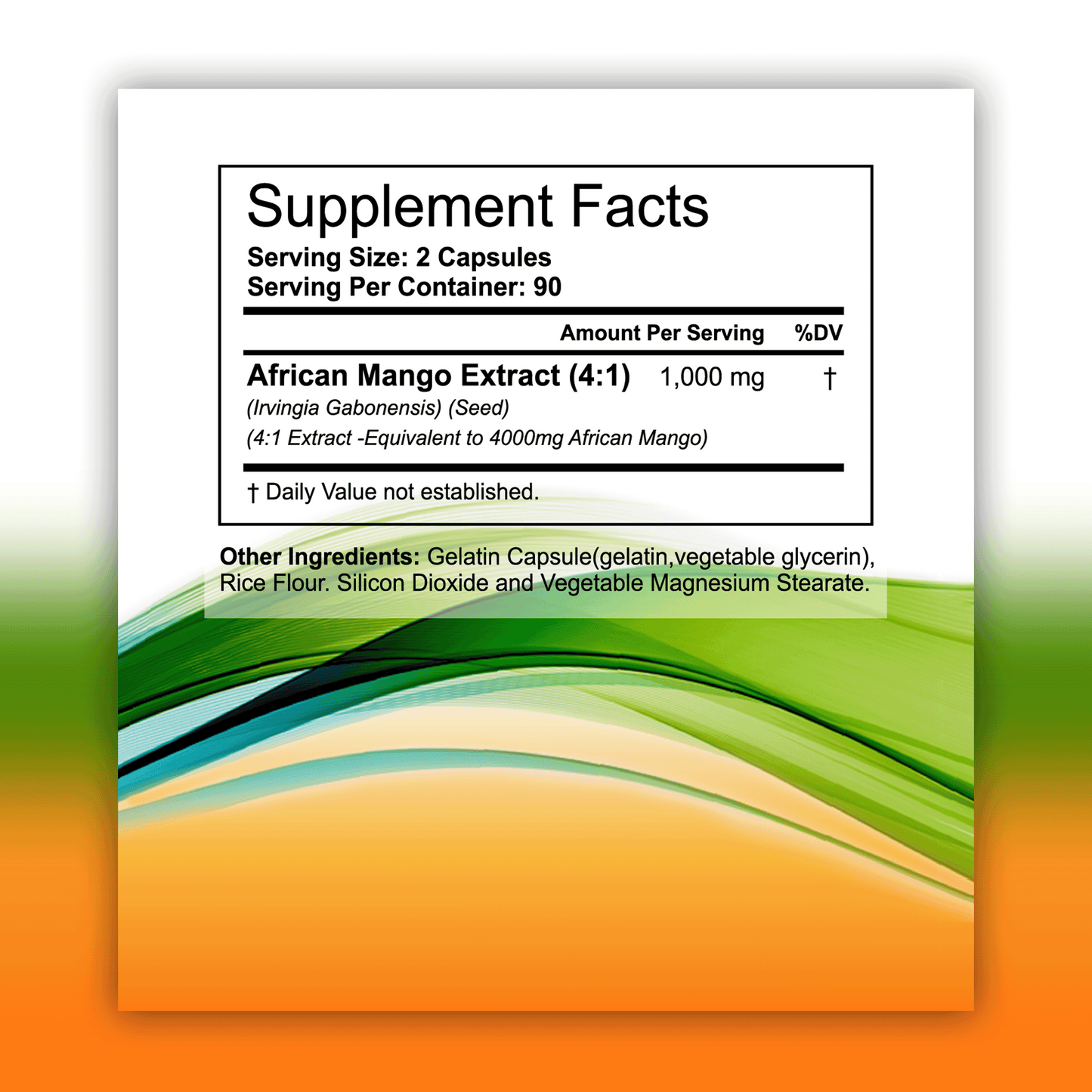 CGM Labs - African Mango Seed Extract 1000mg - 180 caps