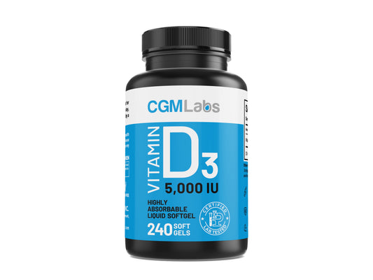 CGM Labs - Vitamin D3 5,000 IU - 240 Softgels