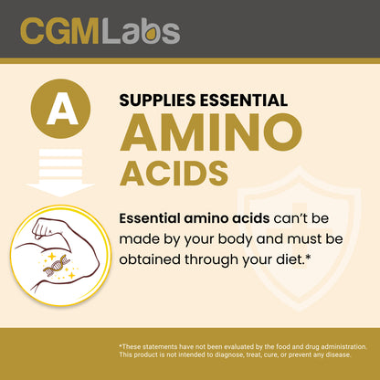 CGM Labs - Once A Day Albumin Complex - 200 Chewable Tablets