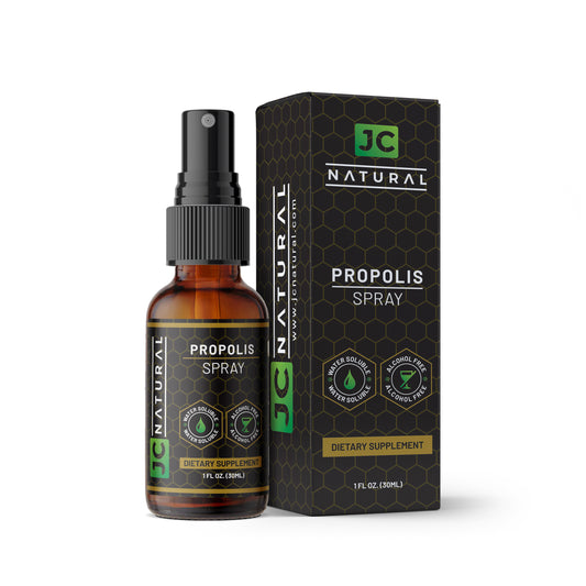 JC Natural - Water Soluble Propolis Spray - 1 fl oz. (30ml)